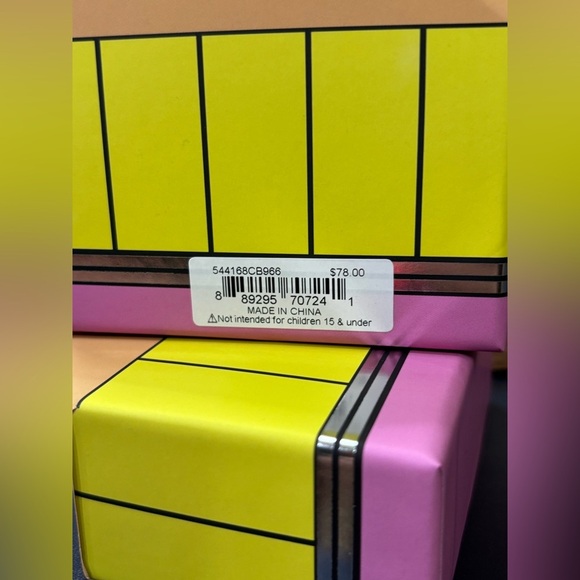 *NEW!* Betsey Johnson Rainbow Crystal Pencil Hinged Bracelet - Picture 8 of 8